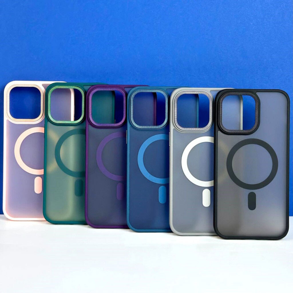 Чехол (накладка) Xiaomi Poco C65 / Redmi 13C, Matte Corrugated, MagSafe, Розовый - № 15 Чехол (накладка) Xiaomi Poco C65 / Redmi 13C, Matte Corrugated, MagSafe, Розовый - № 15