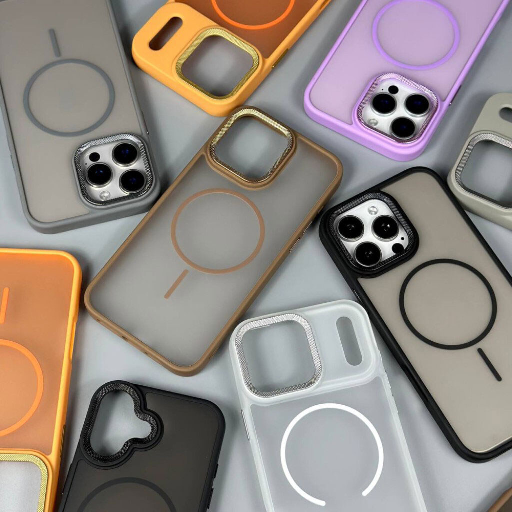 Чехол (накладка) Apple iPhone 15 Pro Max, Matte Corrugated Camera Thin, MagSafe, Фиолетовый - № 3 Чехол (накладка) Apple iPhone 15 Pro Max, Matte Corrugated Camera Thin, MagSafe, Фиолетовый - № 3