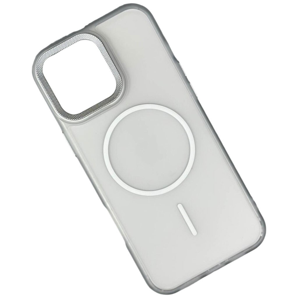 Чехол (накладка) Apple iPhone 15 Pro Max, Matte Corrugated Camera Thin, MagSafe, Белый - № 1 Чехол (накладка) Apple iPhone 15 Pro Max, Matte Corrugated Camera Thin, MagSafe, Белый - № 1