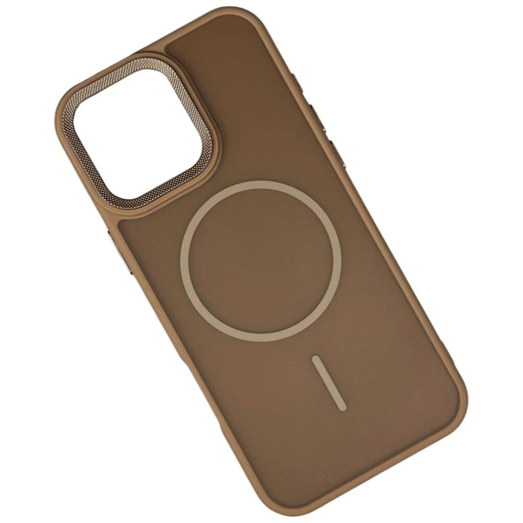 Чехол (накладка) Apple iPhone 15 Pro Max, Matte Corrugated Camera Thin, MagSafe, Dark Brown, Коричневый - № 1 Чехол (накладка) Apple iPhone 15 Pro Max, Matte Corrugated Camera Thin, MagSafe, Dark Brown, Коричневый - № 1