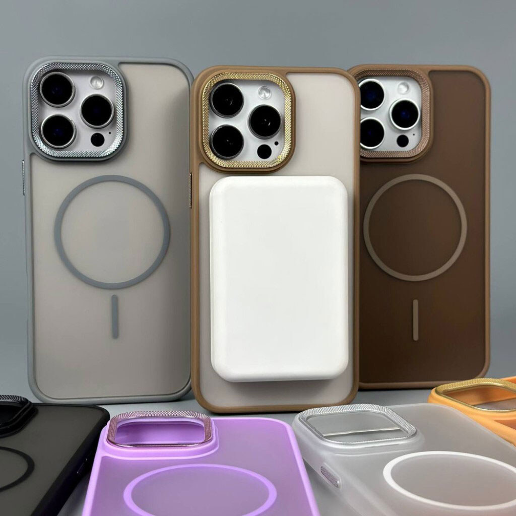 Чехол (накладка) Apple iPhone 16e, Matte Corrugated Camera Thin, MagSafe, Черный - № 14 Чехол (накладка) Apple iPhone 16e, Matte Corrugated Camera Thin, MagSafe, Черный - № 14