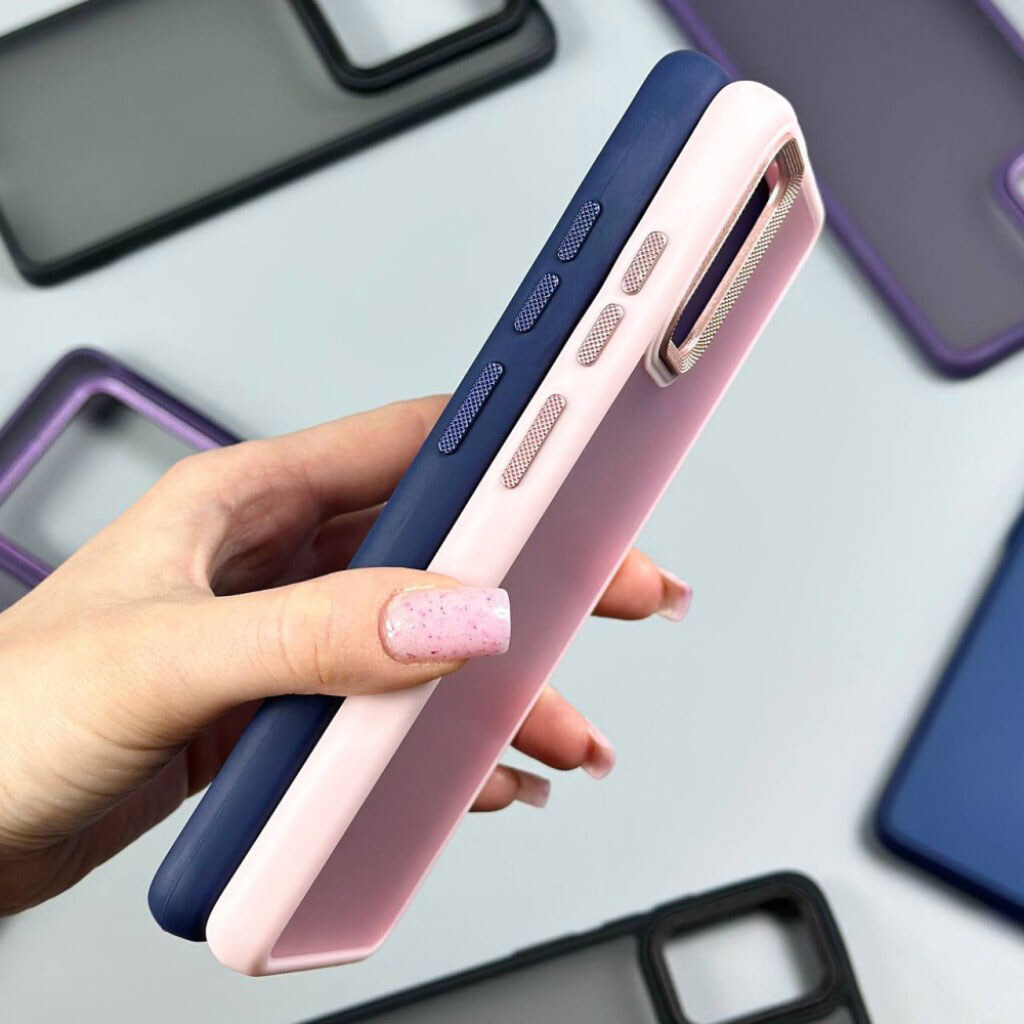 Чехол (накладка) Xiaomi 15T, Matte Corrugated, Розовый - № 11 Чехол (накладка) Xiaomi 15T, Matte Corrugated, Розовый - № 11