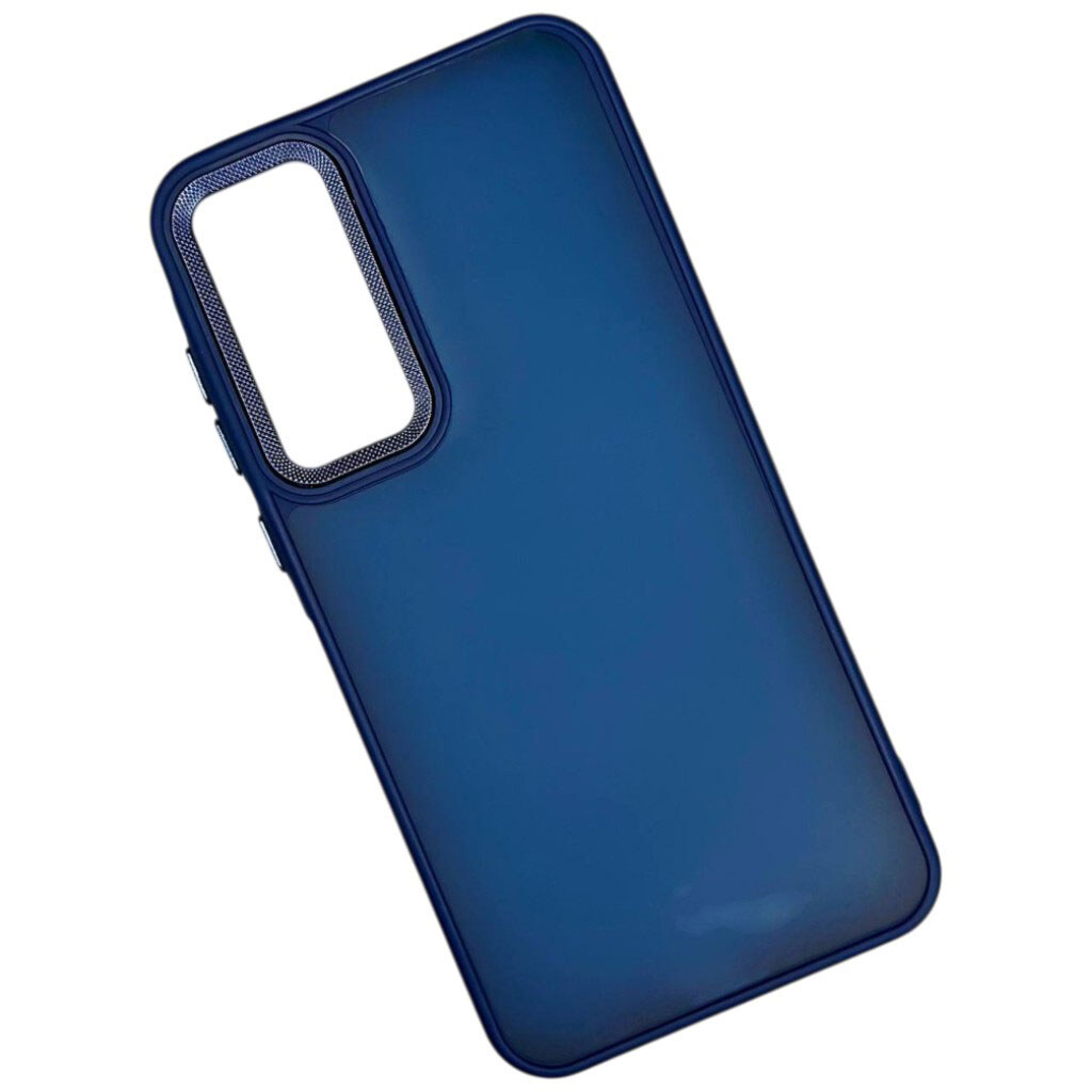 Чехол (накладка) Xiaomi Redmi 15, Matte Corrugated, Синий - № 1 Чехол (накладка) Xiaomi Redmi 15, Matte Corrugated, Синий - № 1