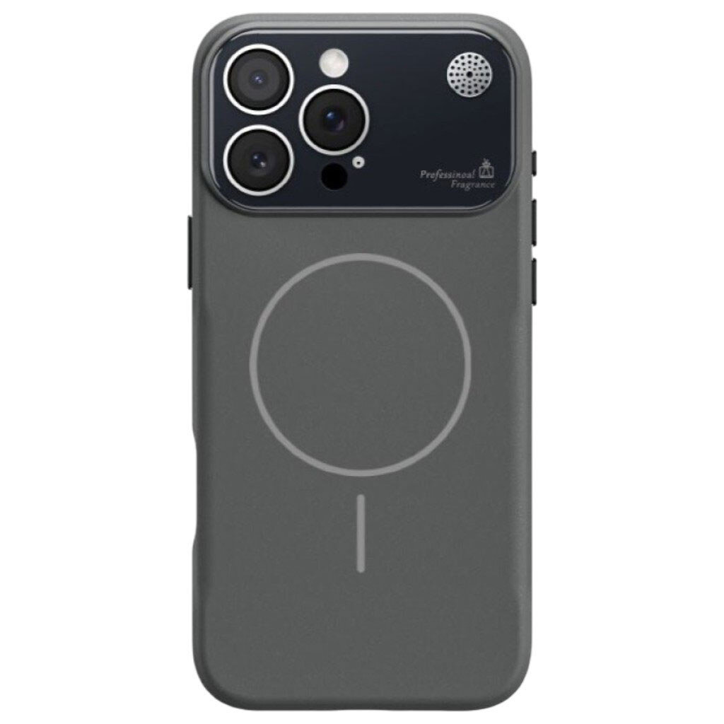 Чохол (накладка) Apple iPhone 15 Pro Max, AG Glass Ароматерапія, MagSafe, Сірий - № 1 Чохол (накладка) Apple iPhone 15 Pro Max, AG Glass Ароматерапія, MagSafe, Сірий - № 1