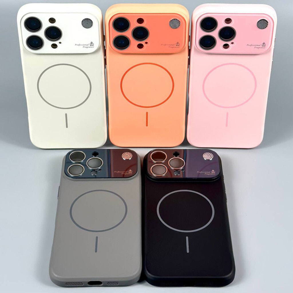 Чохол (накладка) Apple iPhone 16 Pro Max, AG Glass Ароматерапія, MagSafe, Рожевий - № 3 Чохол (накладка) Apple iPhone 16 Pro Max, AG Glass Ароматерапія, MagSafe, Рожевий - № 3