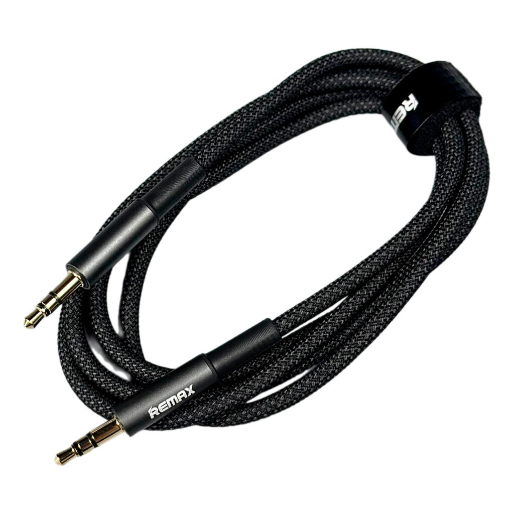 AUX кабель Remax CB08 Velocity, 1.2 м., 3.5 мм., Черный - № 1 AUX кабель Remax CB08 Velocity, 1.2 м., 3.5 мм., Черный - № 1
