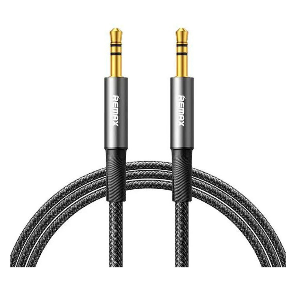 AUX кабель Remax CB08 Velocity, 2.5 м., 3.5 мм., Чорний - № 1 AUX кабель Remax CB08 Velocity, 2.5 м., 3.5 мм., Чорний - № 1