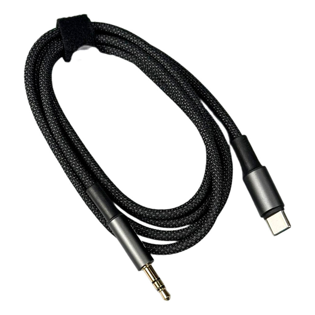 AUX кабель Remax CB08 Velocity, Type-C, 1.2 м., 3.5 мм., Черный - № 1 AUX кабель Remax CB08 Velocity, Type-C, 1.2 м., 3.5 мм., Черный - № 1