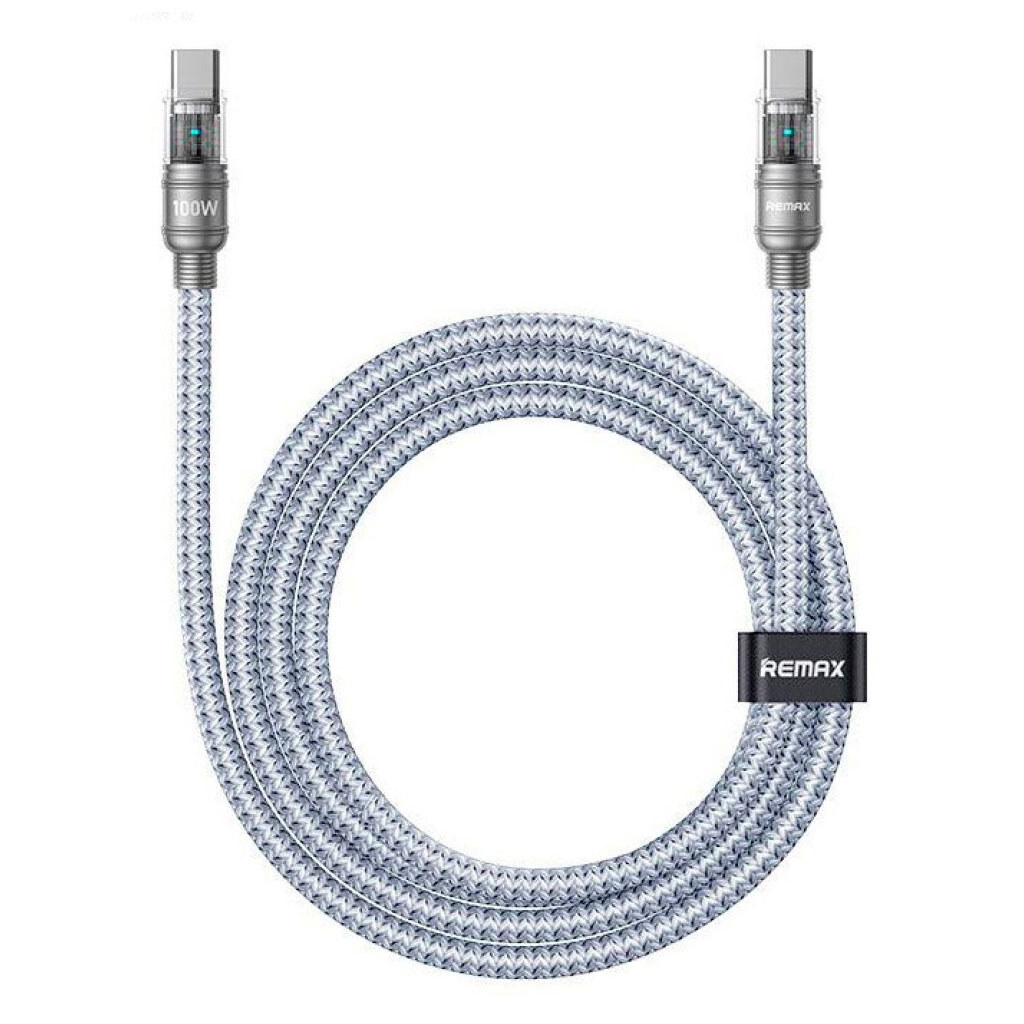 USB кабель Remax CB29 Huiying, Type-C, 1.2 м., Сірий - № 1 USB кабель Remax CB29 Huiying, Type-C, 1.2 м., Сірий - № 1