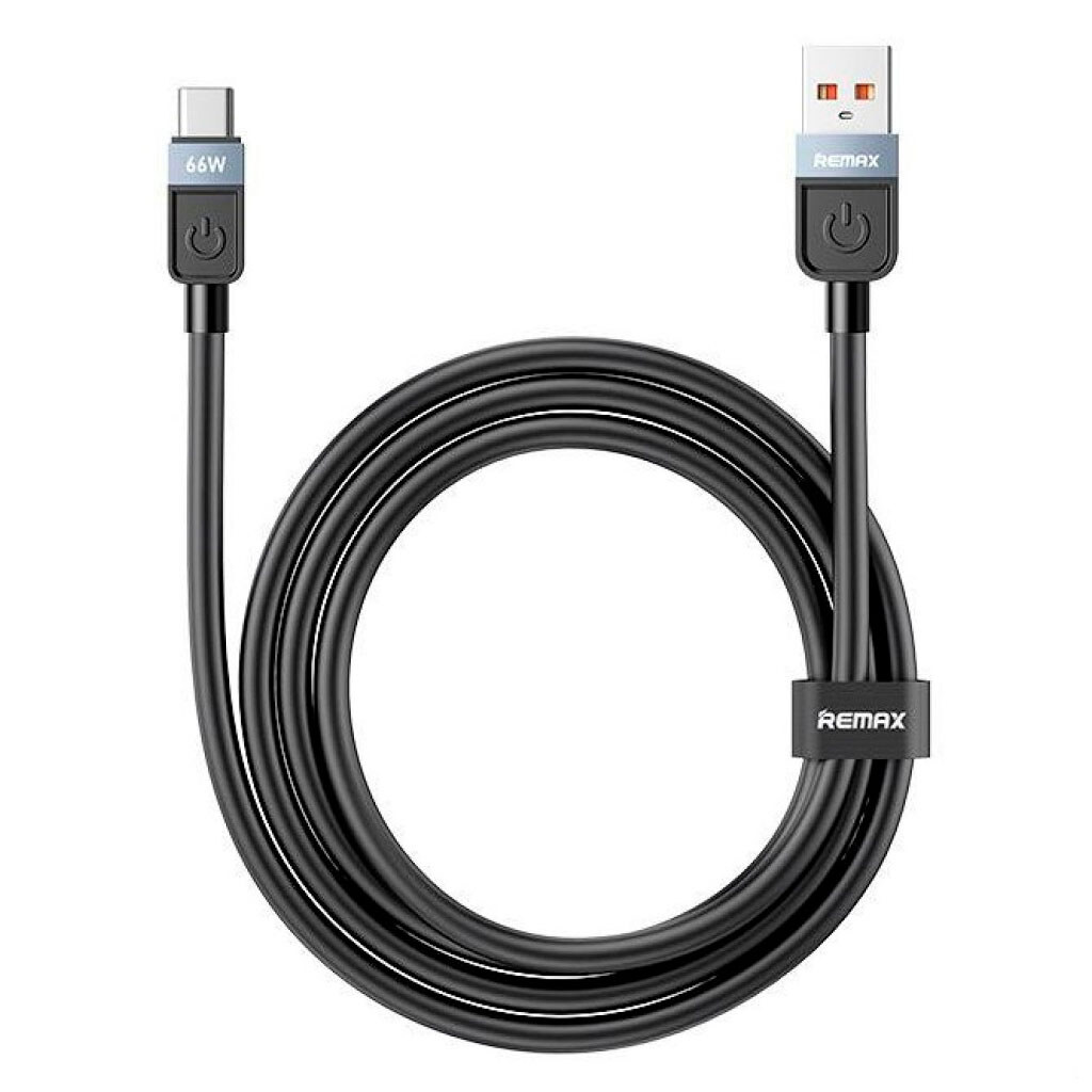 USB кабель Remax CB38 Photon, Type-C, 1.2 м., Черный - № 1 USB кабель Remax CB38 Photon, Type-C, 1.2 м., Черный - № 1