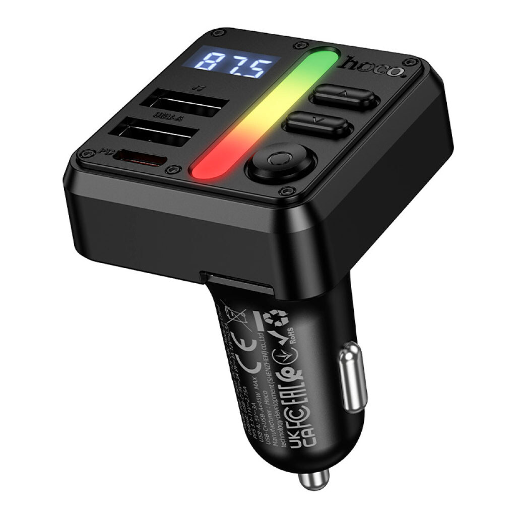 FM модулятор Hoco E89 Libre, Черный - № 1 FM модулятор Hoco E89 Libre, Черный - № 1