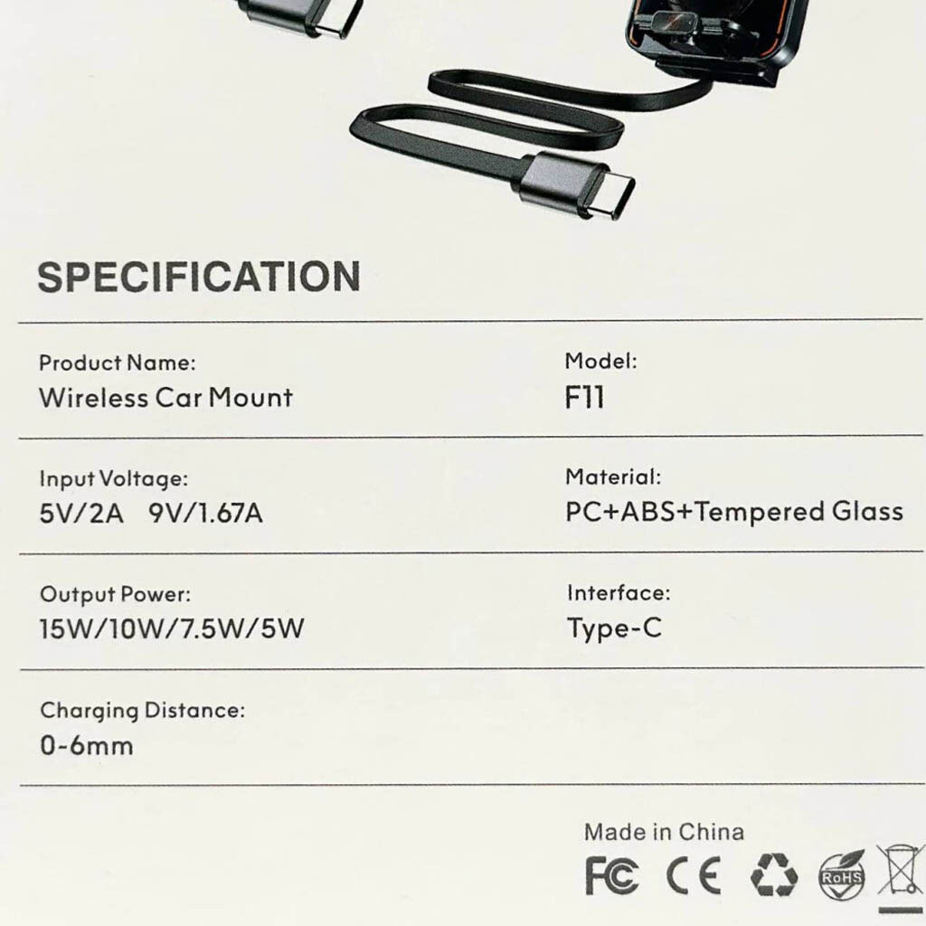 Тримач (Холдер) F11, Чорний - № 8 Тримач (Холдер) F11, Чорний - № 8