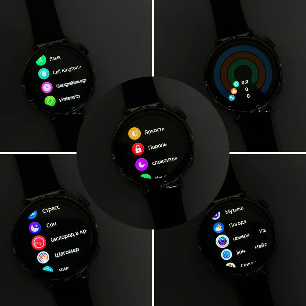 Умные часы Smart Watch CY37 Round Fit Pro, Черный - № 8 Умные часы Smart Watch CY37 Round Fit Pro, Черный - № 8