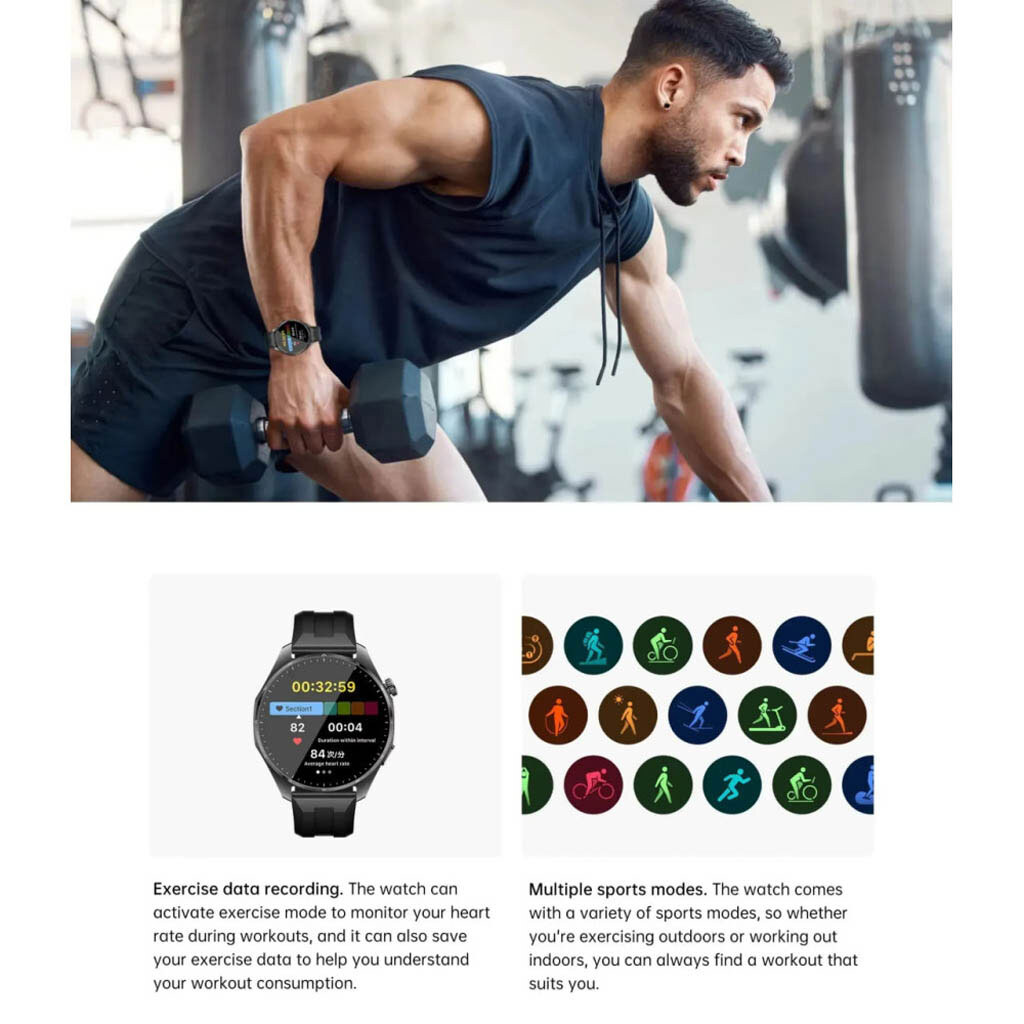 Умные часы Kalobee Amerika SK52, Черный - № 7 Умные часы Kalobee Amerika SK52, Черный - № 7