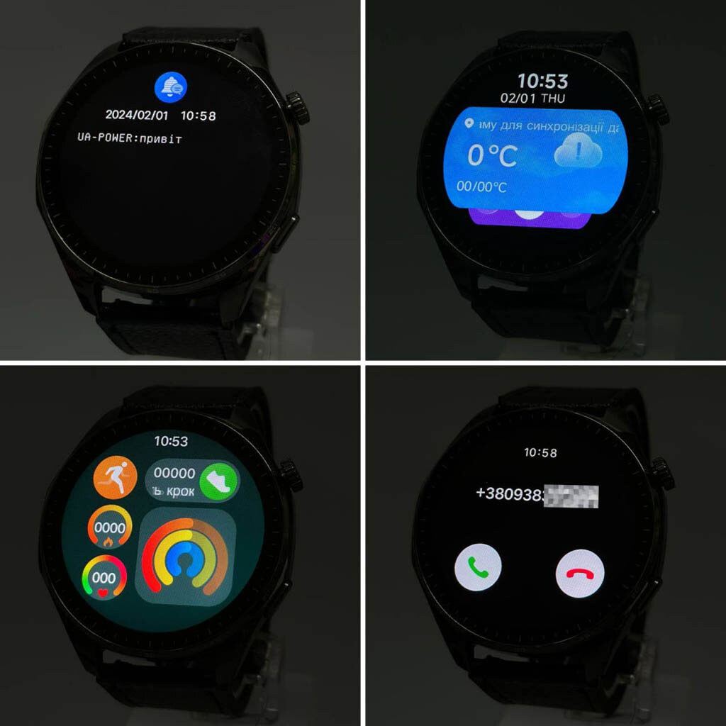 Умные часы Kalobee Amerika SK52, Черный - № 8 Умные часы Kalobee Amerika SK52, Черный - № 8