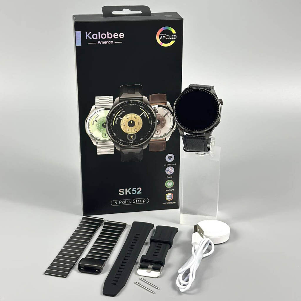 Умные часы Kalobee Amerika SK52, Черный - № 11 Умные часы Kalobee Amerika SK52, Черный - № 11