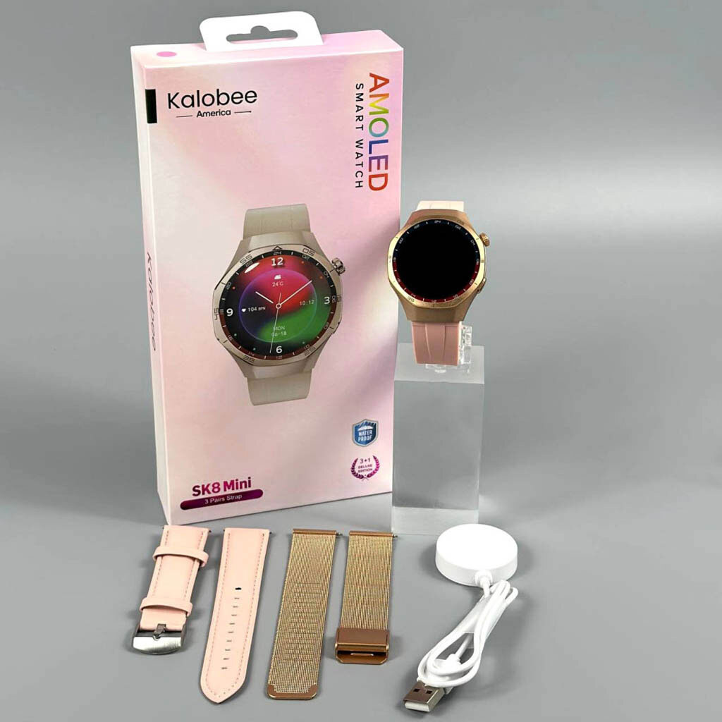 Умные часы Kalobee Amerika SK8 Mini, Золотой - № 11 Умные часы Kalobee Amerika SK8 Mini, Золотой - № 11