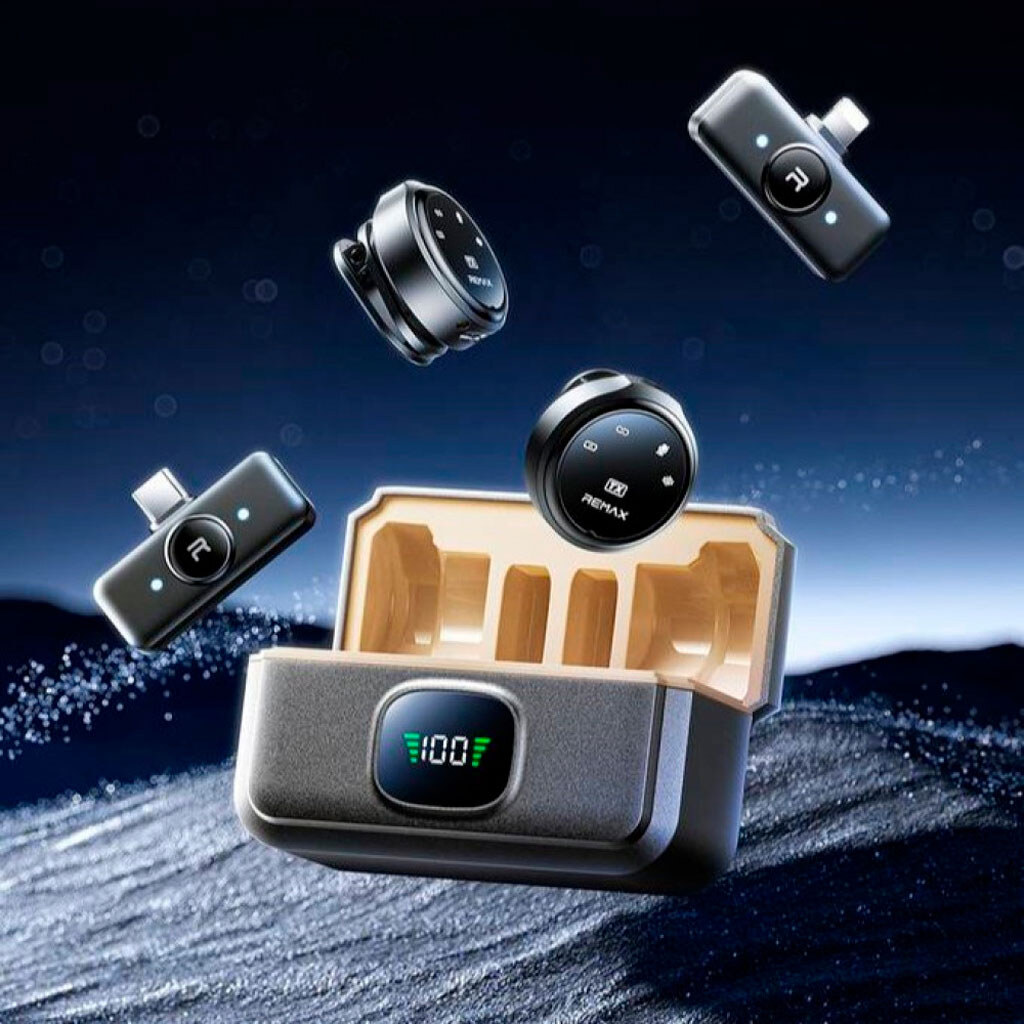 Микрофон петличный Remax K22, Серый - № 2 Микрофон петличный Remax K22, Серый - № 2