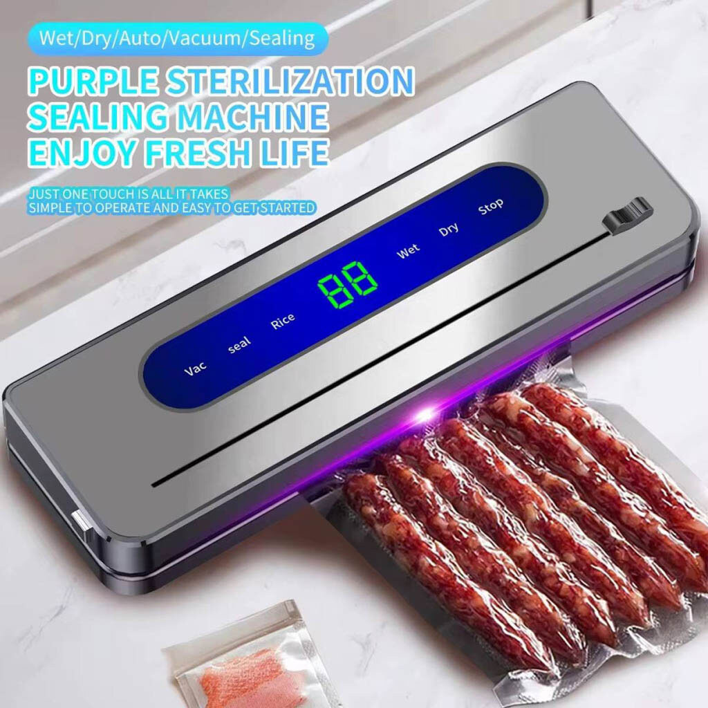 Вакууматор Vacuum Sealer, Сірий - № 5 Вакууматор Vacuum Sealer, Сірий - № 5
