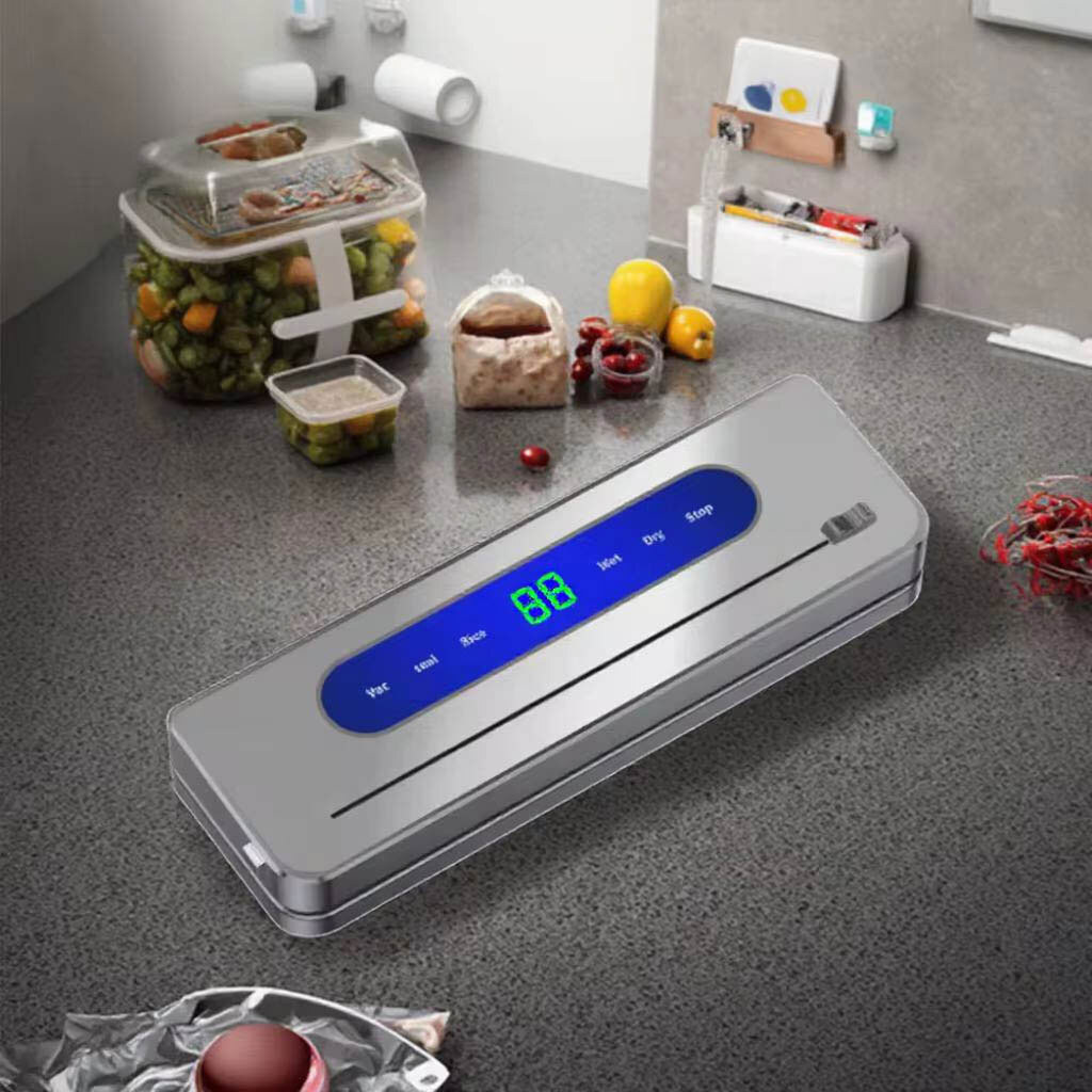 Вакууматор Vacuum Sealer, Сірий - № 8 Вакууматор Vacuum Sealer, Сірий - № 8