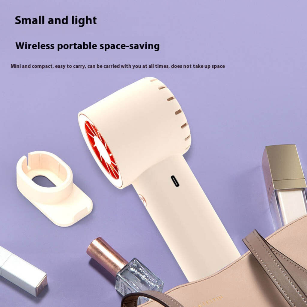 Портативный вентилятор Portable FAN, Бежевый - № 8 Портативный вентилятор Portable FAN, Бежевый - № 8
