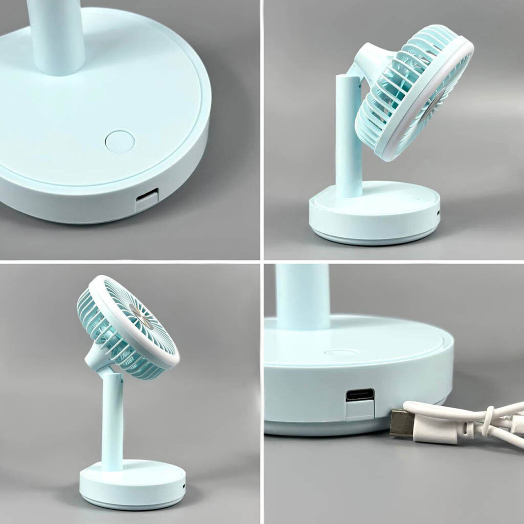 Вентилятор настільний 8895, Зелений - № 2 Вентилятор настільний 8895, Зелений - № 2