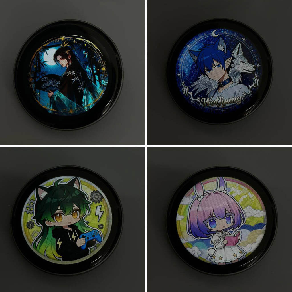 E-Badge значок, білий - № 3 E-Badge значок, білий - № 3