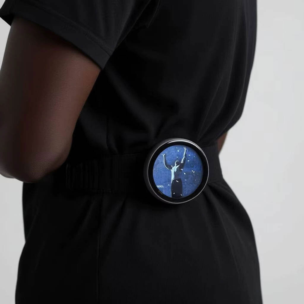 E-Badge значок, білий - № 6 E-Badge значок, білий - № 6