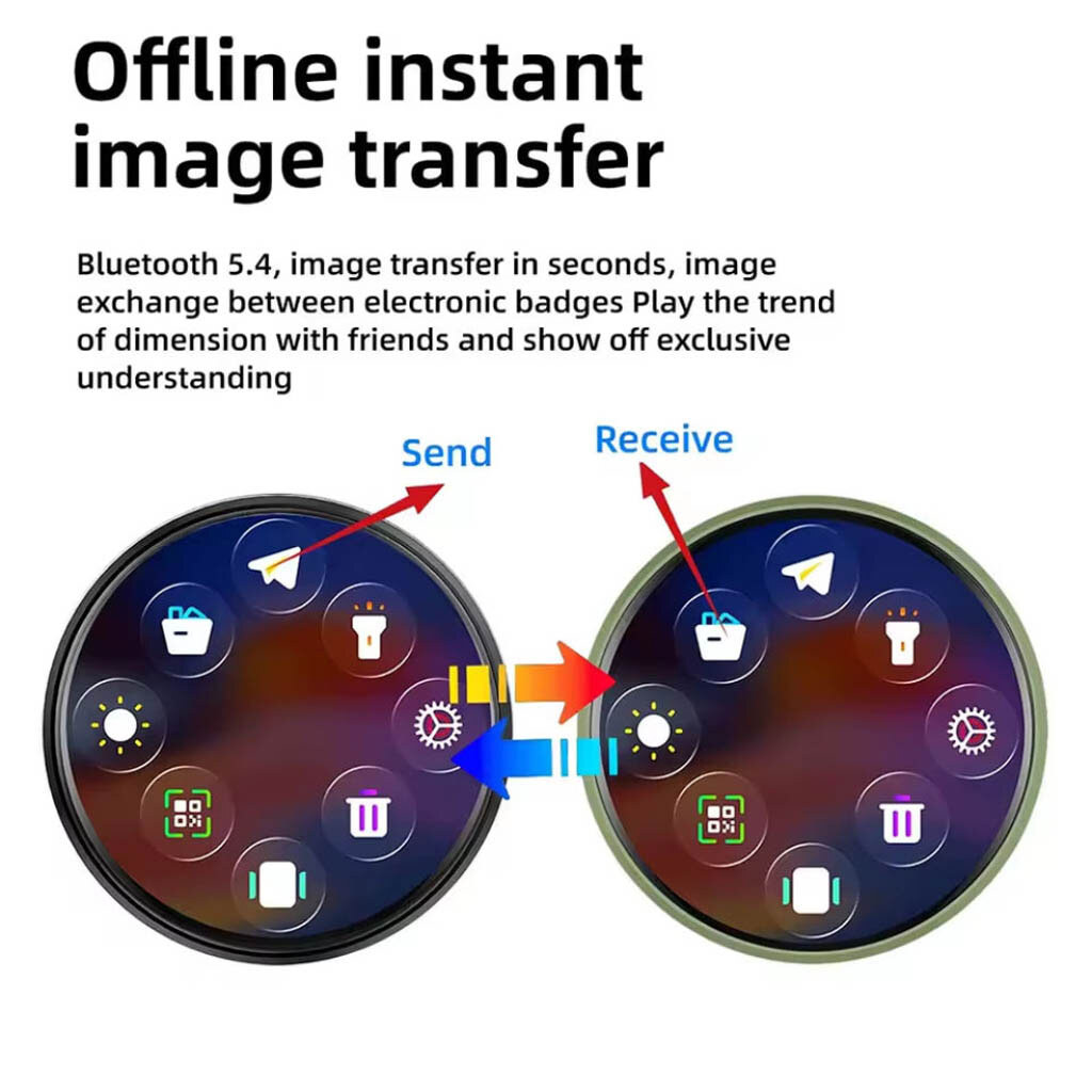 E-Badge значок, сірий - № 11 E-Badge значок, сірий - № 11