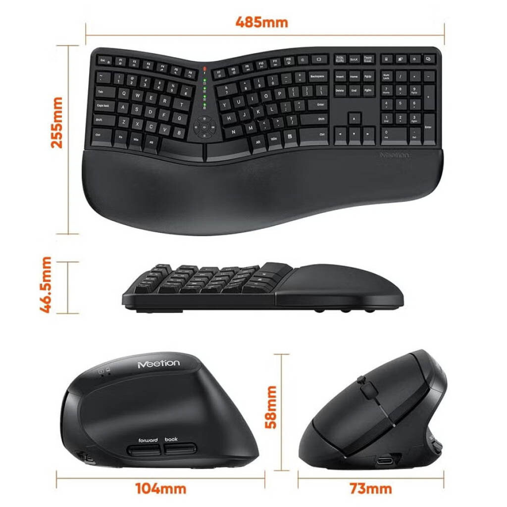 Клавиатура и мышь Meetion DirectorC, Черный - № 8 Клавиатура и мышь Meetion DirectorC, Черный - № 8