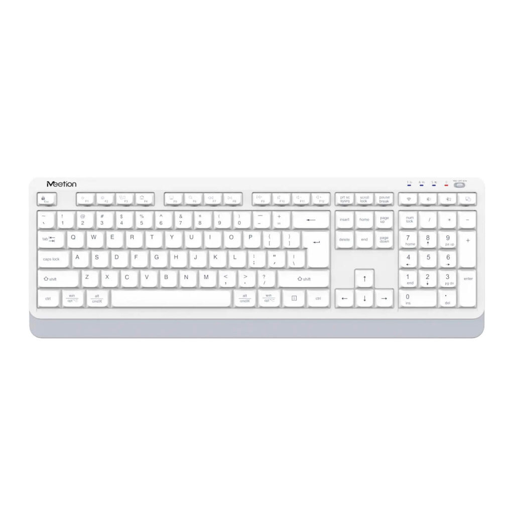 Клавиатура Meetion BTK530, Белый - № 1 Клавиатура Meetion BTK530, Белый - № 1