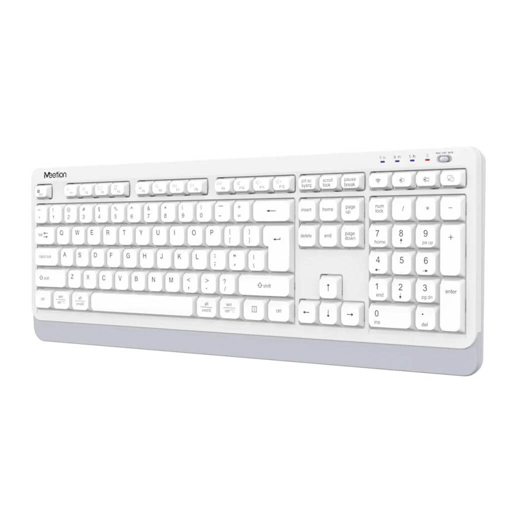Клавиатура Meetion BTK530, Белый - № 2 Клавиатура Meetion BTK530, Белый - № 2