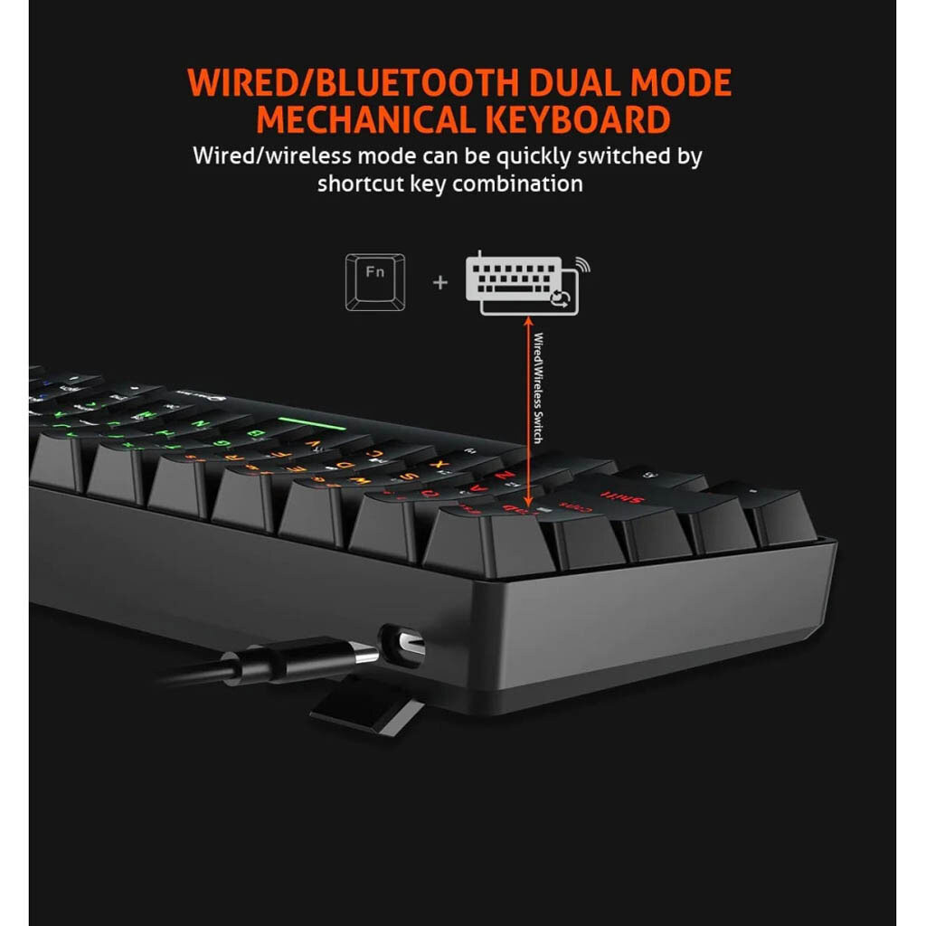 Клавиатура Meetion MK005BT, Белый - № 5 Клавиатура Meetion MK005BT, Белый - № 5