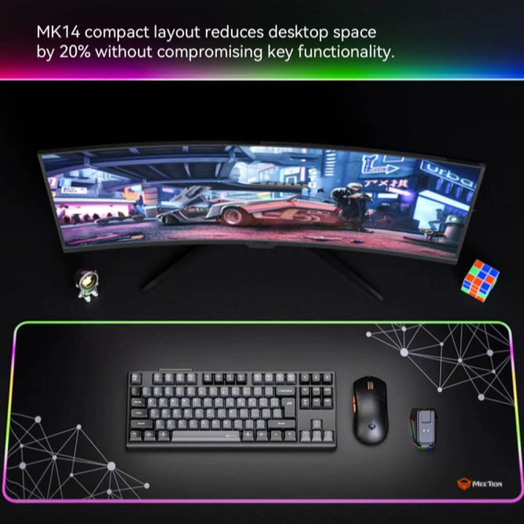 Клавиатура Meetion MK14, Белый - № 9 Клавиатура Meetion MK14, Белый - № 9