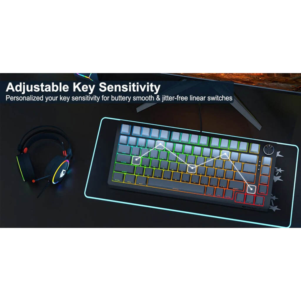 Клавиатура Meetion Magic A75, Черный - № 7 Клавиатура Meetion Magic A75, Черный - № 7