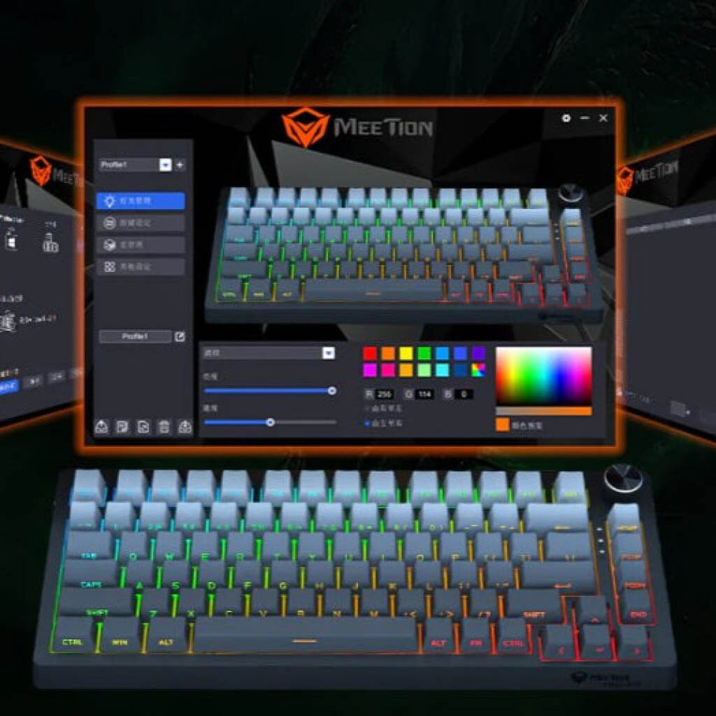 Клавиатура Meetion Magic A75, Черный - № 10 Клавиатура Meetion Magic A75, Черный - № 10