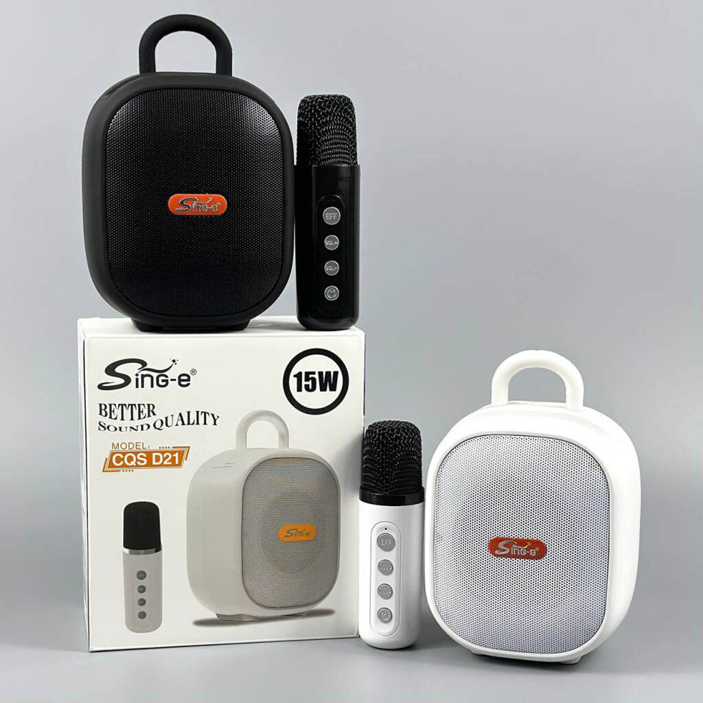 Портативна колонка Sing-e D21, Чорний - № 10 Портативна колонка Sing-e D21, Чорний - № 10