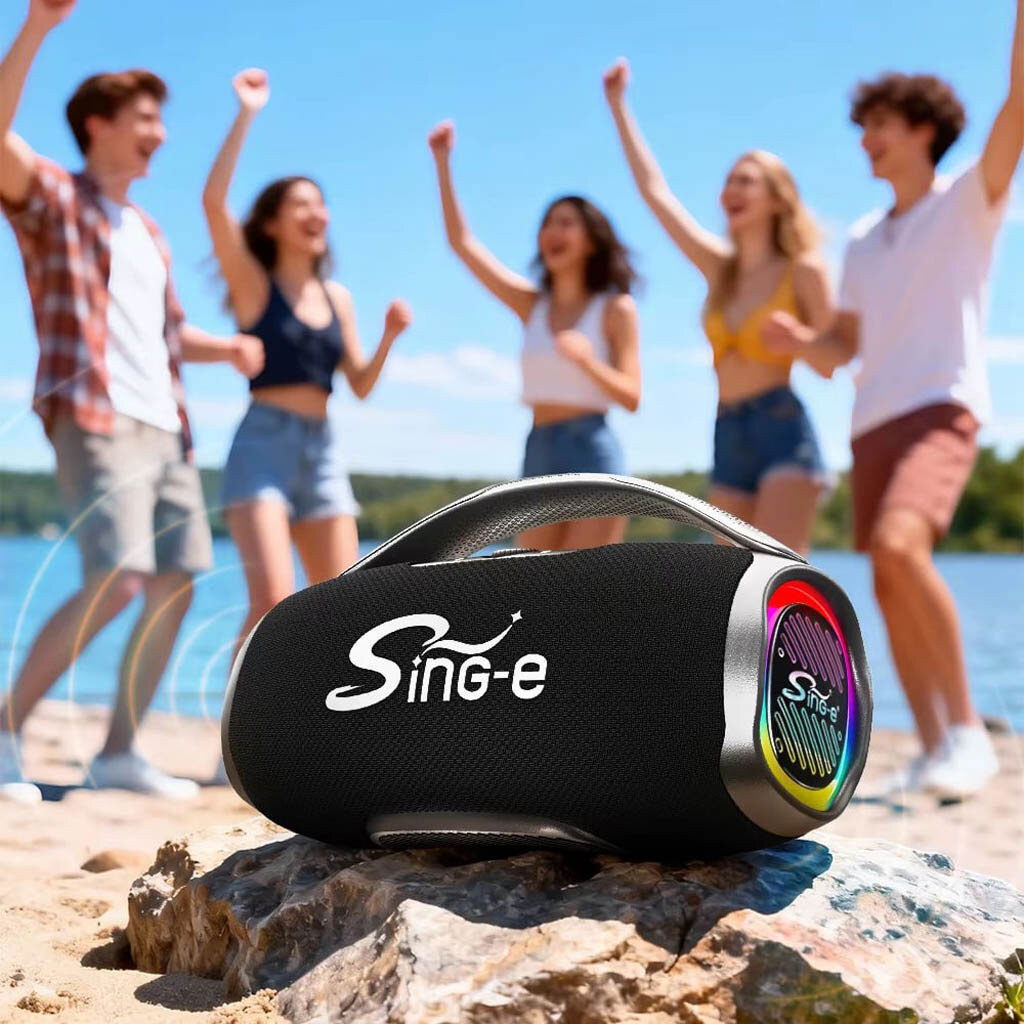 Портативна колонка Sing-e CQS-S661, Білий - № 5 Портативна колонка Sing-e CQS-S661, Білий - № 5