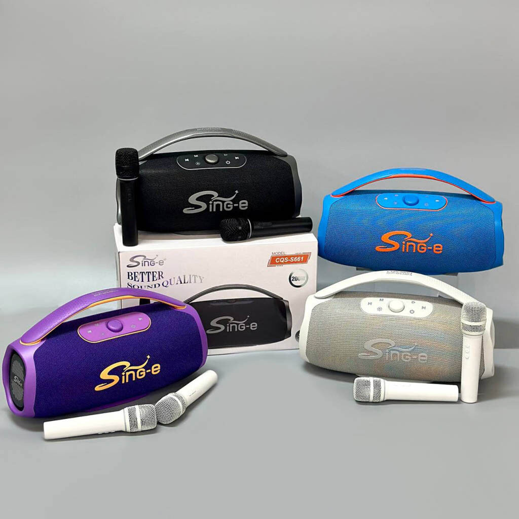 Портативна колонка Sing-e CQS-S661, Білий - № 10 Портативна колонка Sing-e CQS-S661, Білий - № 10