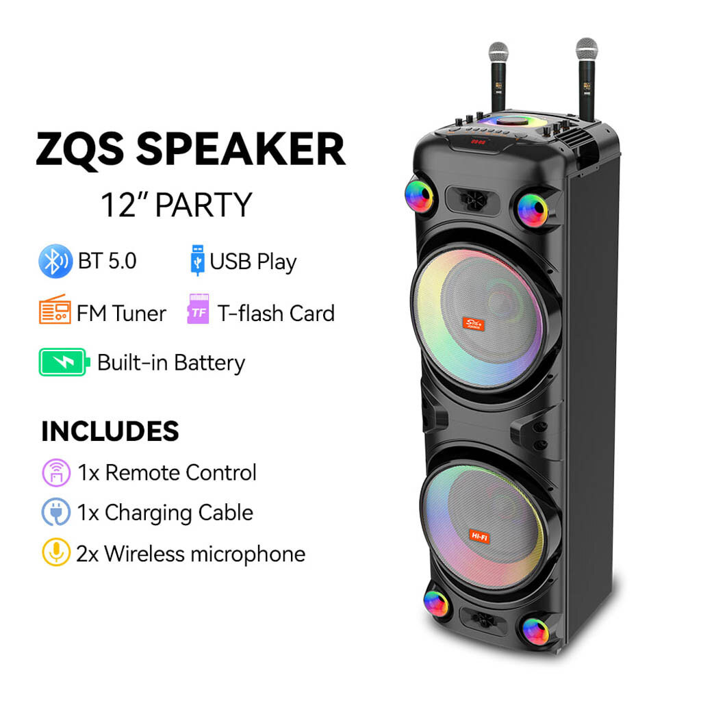 Портативная колонка Sing-e JQS9055, Черный - № 3 Портативная колонка Sing-e JQS9055, Черный - № 3