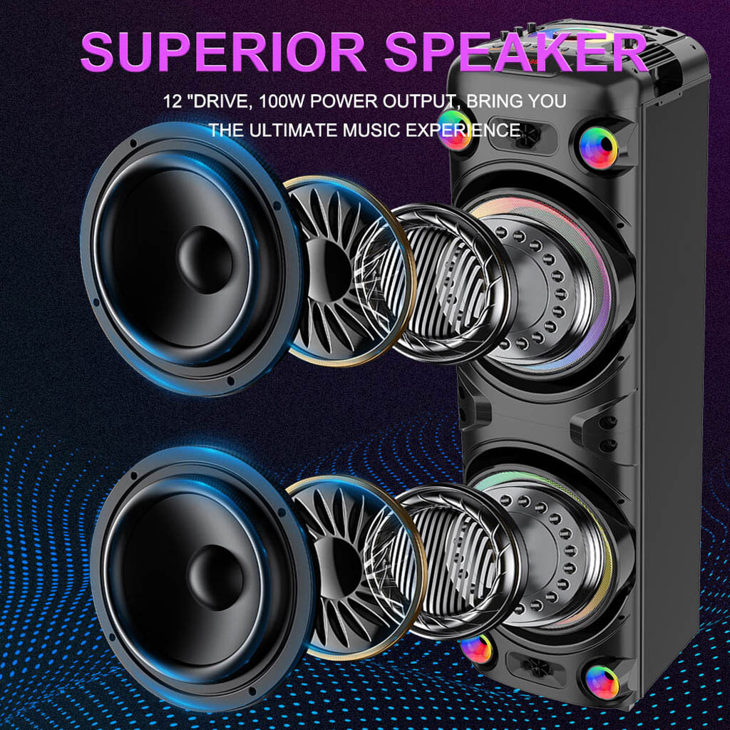 Портативная колонка Sing-e JQS9055, Черный - № 5 Портативная колонка Sing-e JQS9055, Черный - № 5