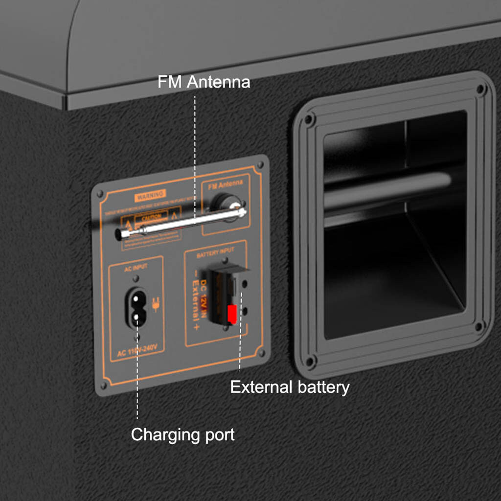 Портативная колонка Sing-e JQS9055, Черный - № 6 Портативная колонка Sing-e JQS9055, Черный - № 6