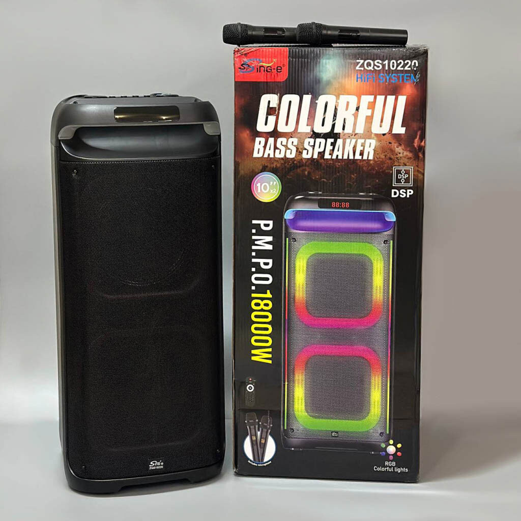 Портативная колонка Sing-e ZQS10220, Черный - № 10 Портативная колонка Sing-e ZQS10220, Черный - № 10