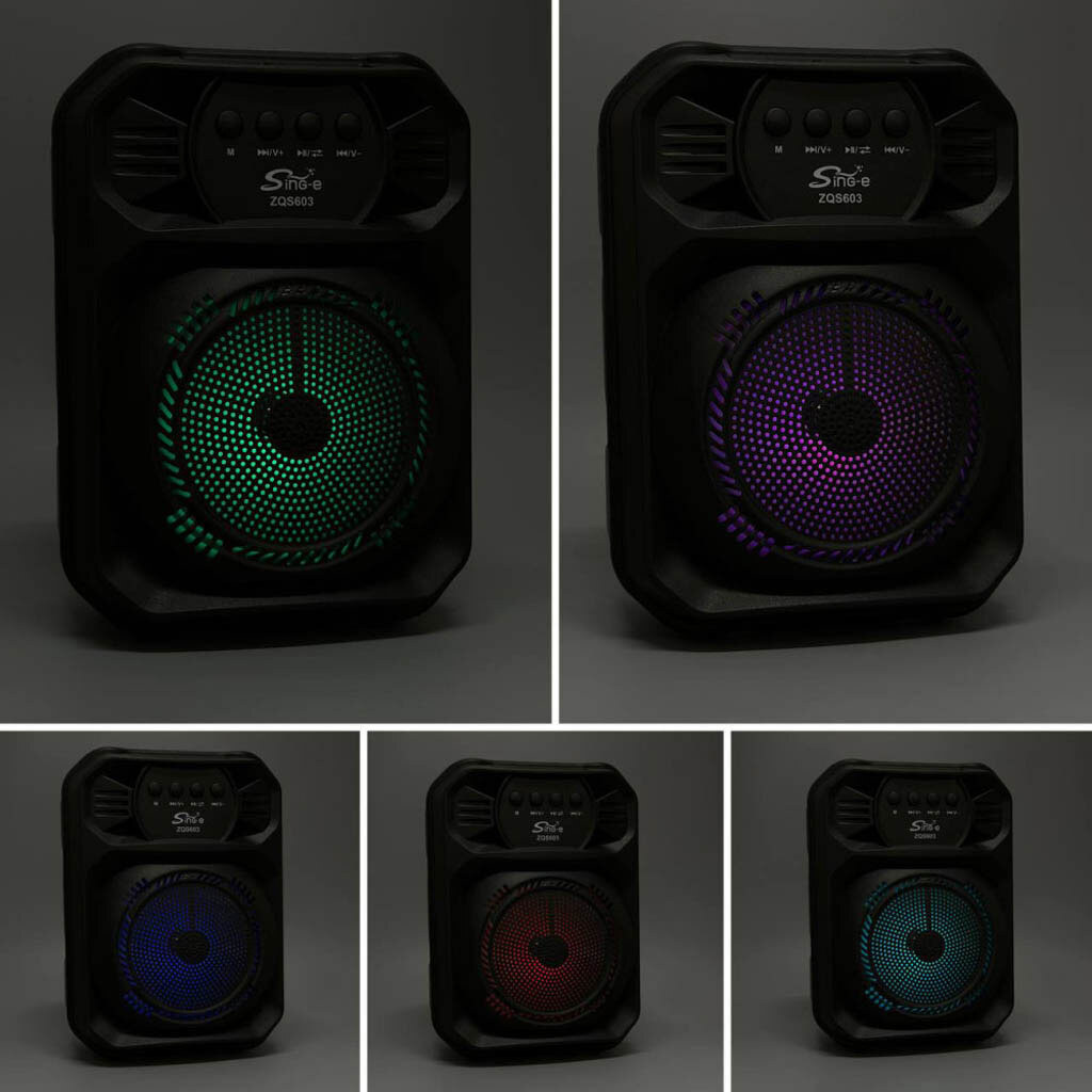 Портативная колонка Sing-e ZQS603, Черный - № 3 Портативная колонка Sing-e ZQS603, Черный - № 3