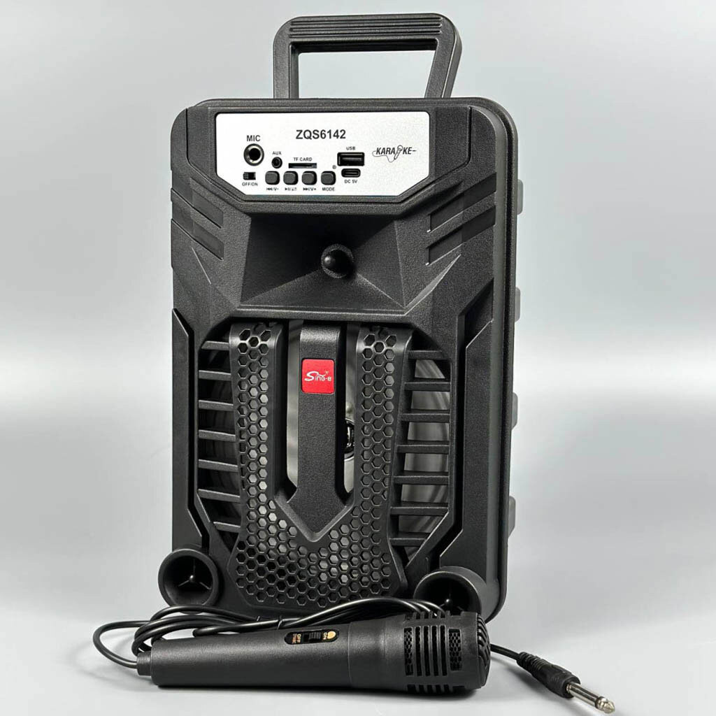 Портативна колонка Sing-e ZQS6142, Чорний - № 2 Портативна колонка Sing-e ZQS6142, Чорний - № 2