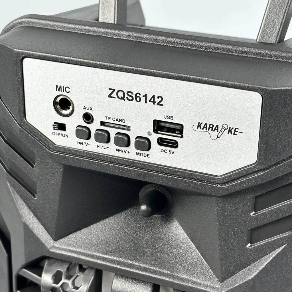 Портативна колонка Sing-e ZQS6142, Чорний - № 3 Портативна колонка Sing-e ZQS6142, Чорний - № 3