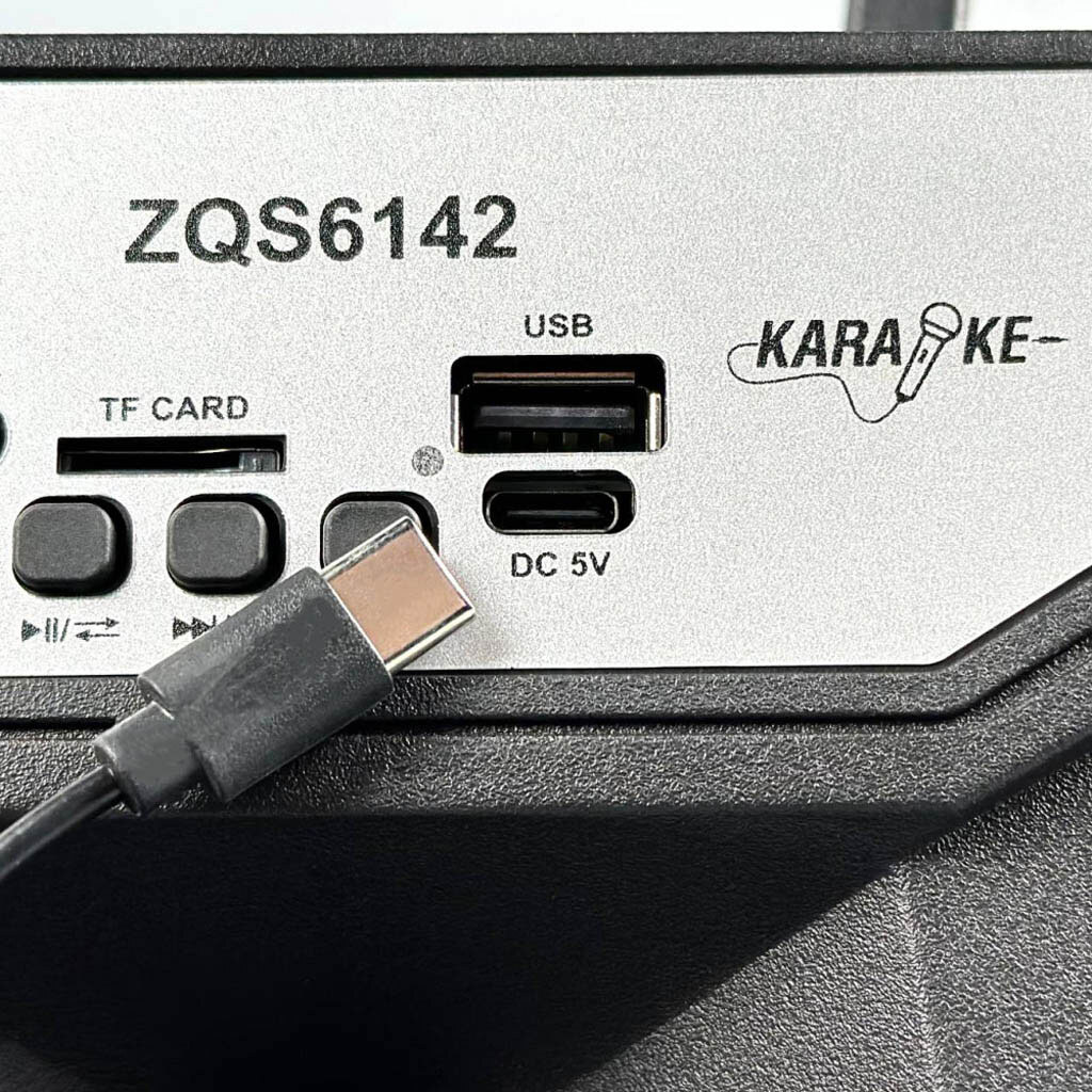 Портативна колонка Sing-e ZQS6142, Чорний - № 8 Портативна колонка Sing-e ZQS6142, Чорний - № 8