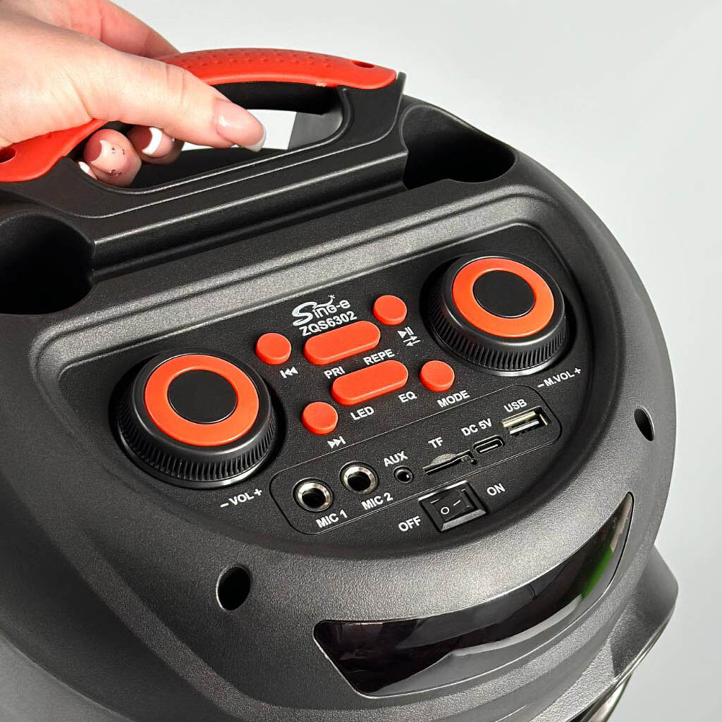 Портативна колонка Sing-e ZQS6302, Чорний - № 2 Портативна колонка Sing-e ZQS6302, Чорний - № 2