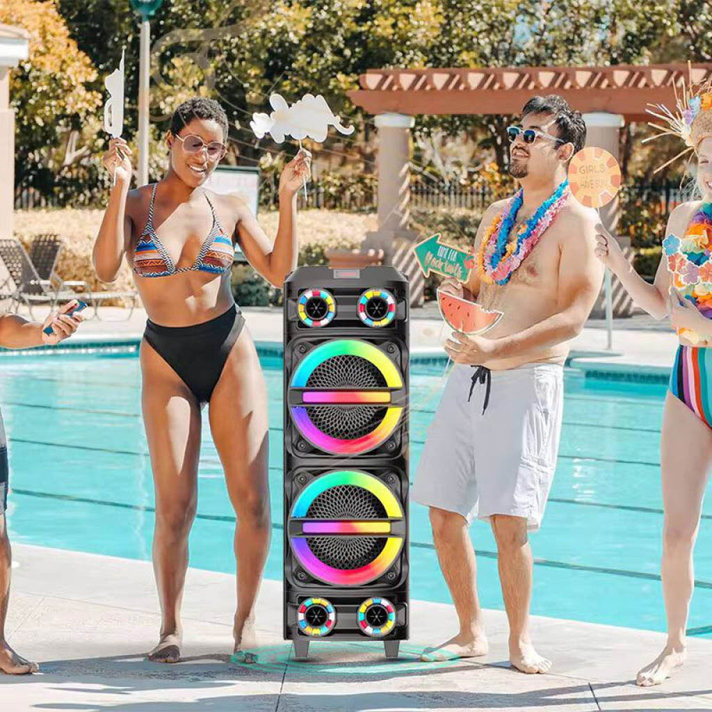 Портативна колонка Sing-e ZQS8231, Чорний - № 8 Портативна колонка Sing-e ZQS8231, Чорний - № 8