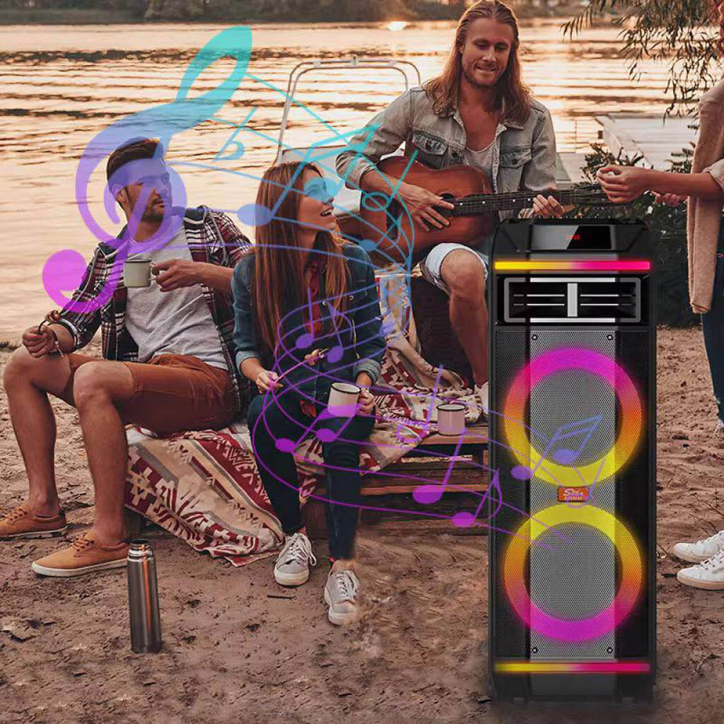 Портативная колонка Sing-e ZQS8283, Черный - № 6 Портативная колонка Sing-e ZQS8283, Черный - № 6